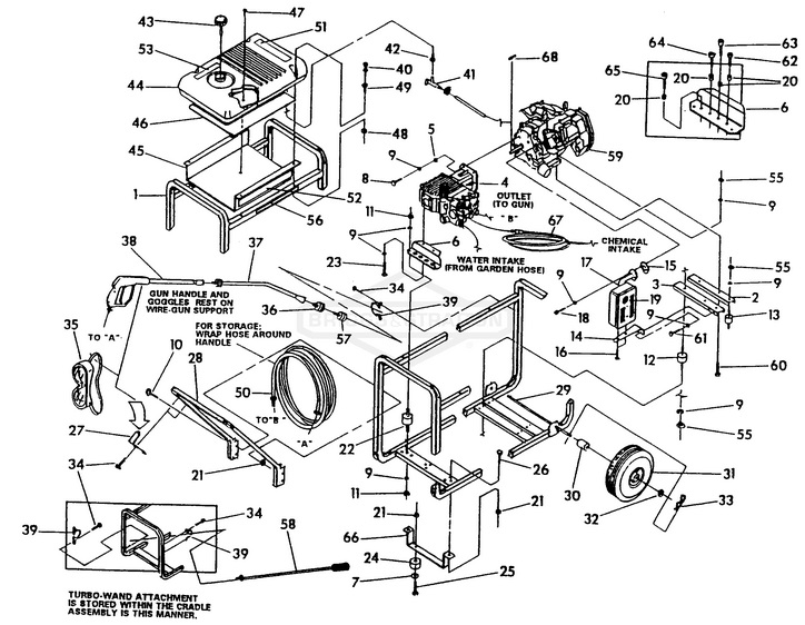 GENERAC 0606 parts breakdown